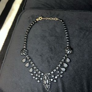 Matte Black Stone Necklace